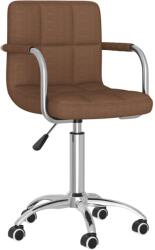 vidaXL barna szövetborítású forgó étkezőszék (3087972)