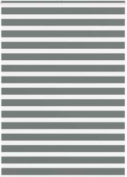 vidaXL zebrafüggönnyel sötét szürke szövetszélesség 150, 9cm poliészter (4014194)