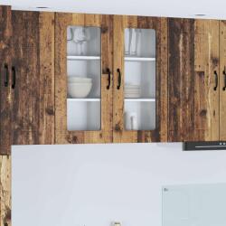 vidaXL Konyhaszekrény tárolóval Kalmar Öreg fa 40 x 31 x 80 cm Faanyag (884650)