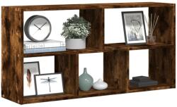 vidaXL füstös tölgy színű szerelt fa fali polc 100 x 25 x 50 cm (853276)