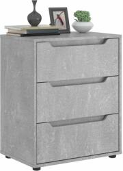 vidaXL VISNES betonszürke szerelt fa tálalószekrény 60x40x73 cm (4108286)