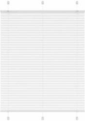 vidaXL pliszírozott redőny Fehér 105x100cm szövetszélesség 104, 4cm (4015484)