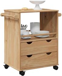 vidaXL OTTA tömör fenyőfa konyhai kocsi 59 x 45 x 80 cm (4013465)