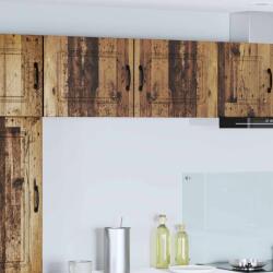 vidaXL Konyhaszekrény Kalmar 2 pcs Öreg fa 50 x 31 x 40 cm Faanyag (884551)