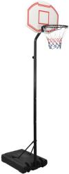 vidaXL fehér polietilén kosárlabda állvány 282-352 cm (3107831)