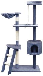 vidaXL sötétkék macskabútor szizál kaparófákkal 150 cm (170489)