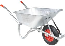 vidaXL talicska 90 L 150 kg Horganyzott acél és műanyag (4013467)