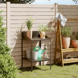 vidaXL antracitszürke horganyzott acél növénytartó 56, 5x54, 5x100 cm (364534)