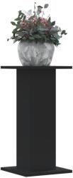 vidaXL 2 db fekete szerelt fa növénytartó állvány 30 x 30 x 60 cm (3307856)