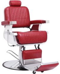 vidaXL piros műbőr fodrászszék 68 x 69 x 116 cm (110169)