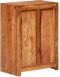 vidaXL tömör akácfa tálalószekrény 55 x 33 x 75 cm (355014)