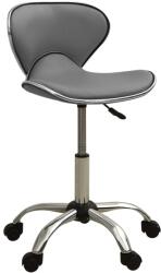 vidaXL szürke műbőr szalonszék (323678)