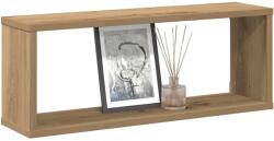 vidaXL 6 db kézműves tölgy színű szerelt fa fali kockapolc 60x15x23 cm (856591)