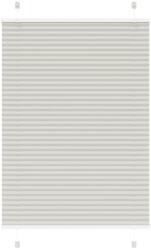 vidaXL pliszírozott redőny világosszürke 100x100 cm szövetszélesség (4015330)