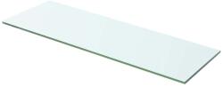 vidaXL 60x15 cm átlátszó panel üvegpolc (243823)
