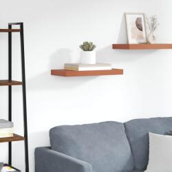 vidaXL Falpolc Falra szerelhető tárolóval Piros 50 x 23 x 4 cm Faanyag (42019923)