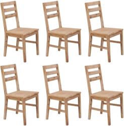 vidaXL 6 db tömör akácfa étkezőszék (276256)