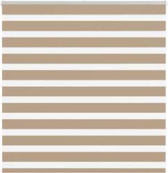 vidaXL zebrafüggönnyel homokbarna szövetszélesség 135, 9 cm poliészter (4014529)