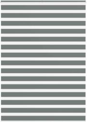 vidaXL zebrafüggönnyel sötét szürke szövetszélesség 160, 9cm poliészter (4014170)