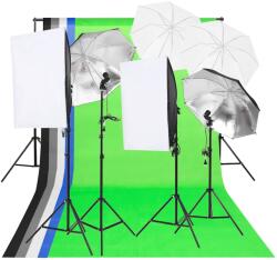 vidaXL fotóstúdiós világításszett (190238)