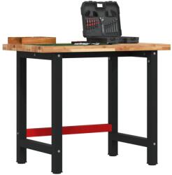 vidaXL tömör négyszögű akácfa munkaasztal 100 x 60 x 83 cm (3309669)