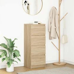 vidaXL sonoma tölgy színű szerelt fa tálalószekrény 37, 5x35x99 cm (861699)