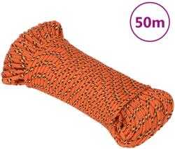 vidaXL narancssárga polipropilén hajókötél 3 mm 50 m (152641)