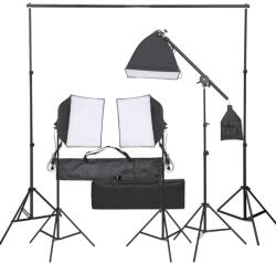 vidaXL fotóstúdió-felszerelés lámpákkal (3094676)