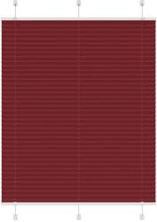 vidaXL pliszírozott redőny Bordeaux piros 105x100 cm szövetszélesség (4015229)