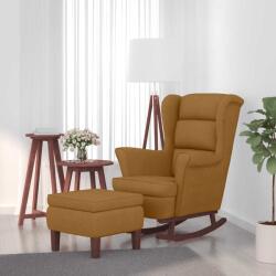 vidaXL Barna Bársony és Tömörfa Hintaszék (3121238)