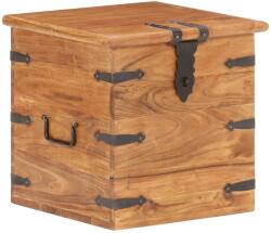 vidaXL tömör akácfa láda 40 x 40 x 40 cm (289645)