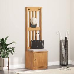 vidaXL SANDNES tömör fenyőfa előszobafa 45x40x159, 5 cm (4010484)