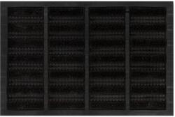 vidaXL négyszögletes gumi és kókuszrost lábtörlő 40 x 60 cm (155662)