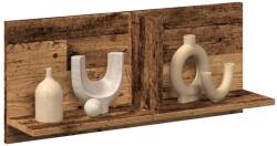 vidaXL antik fa színű szerelt fa faliszekrény 70 x 16, 5 x 30 cm (854857)