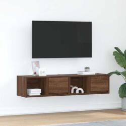 vidaXL 2 db barna tölgy színű szerelt fa TV-szekrény 60x31x25, 5 cm (861449)