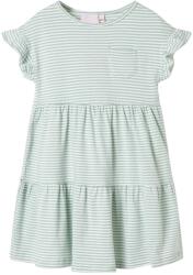 vidaXL Mentazöld gyerekruha fodros ujjakkal 140 (11513)