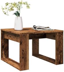 vidaXL antik fa színű szerelt fa kisasztal 50 x 50 x 35 cm (856688)