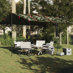 vidaXL terepszínű vízálló kempingponyva 451x420 cm (4009605)