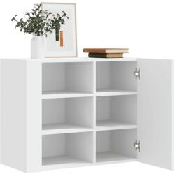 vidaXL fehér szerelt fa faliszekrény 75 x 35 x 60 cm (848423)