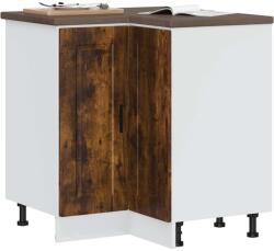 vidaXL Porto füstös tölgy színű szerelt fa Konyha sarokszekrény (853992)