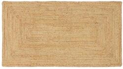 vidaXL Területi szőnyeg Bézs 100 x 200 cm Juta (42010393)