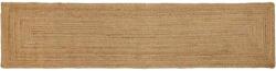 vidaXL Területi szőnyeg Bézs 60 x 250 cm Juta (42010385)