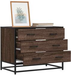 vidaXL barna tölgy szerelt fa fiókos szekrény 70x41x56 cm (849078)