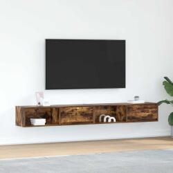 vidaXL 2 db füstös tölgy színű szerelt fa TV-szekrény 100x31x25, 5cm (861481)