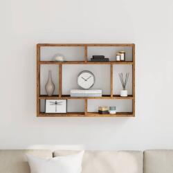 vidaXL antik fa szerelt fa fali polc 75x16x55 cm (862045)