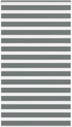 vidaXL zebrafüggönnyel sötét szürke szövetszélesség 120, 9cm poliészter (4014162)