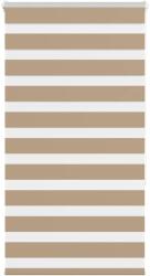 vidaXL zebrafüggönnyel homokbarna szövetszélesség 75, 9 cm poliészter (4014543)