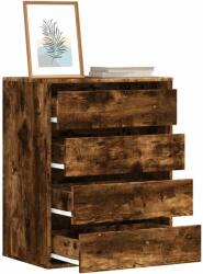 vidaXL antik fa színű szerelt fa fiókos sarokszekrény 60 x 41 x 76 cm (852877)