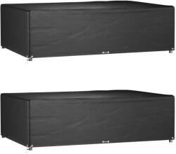 vidaXL 2 db téglalap alakú kerti bútorhuzat 12 fűzőlyukkal 227x152x65 (3155352)