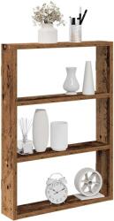 vidaXL antik fa színű szerelt fa fali polc 43 x 9 x 60 cm (860056)